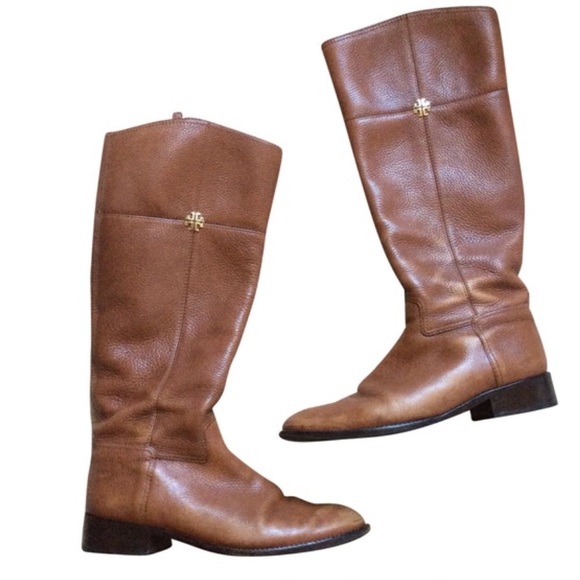 Tory Burch Shoes - Tory Burch Cognac gone riding flat boots